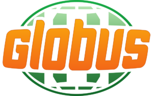 Obrázek ukazuje logo firmy Globus