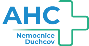 Obrázek ukazuje logo Nemocnice Duchcov